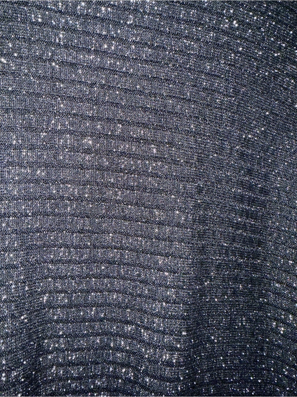 Hannah Black Metallic Scoop Neck Lightweight Sweater - Picture 6 of 7